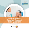 QCHP Prometric Audiology Assistant Exam Questions
